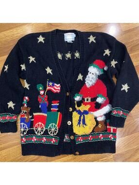 Vintage "Ugly" Christmas Cardigan